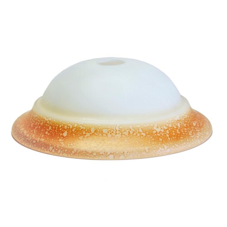 Flared Bowl Glass Lamp Shade 11.75", Neck Size 1.5"