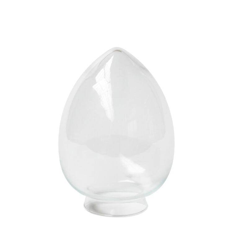 Small Clear Pineapple Glass Lamp Shade, Neck Size 7.7cm
