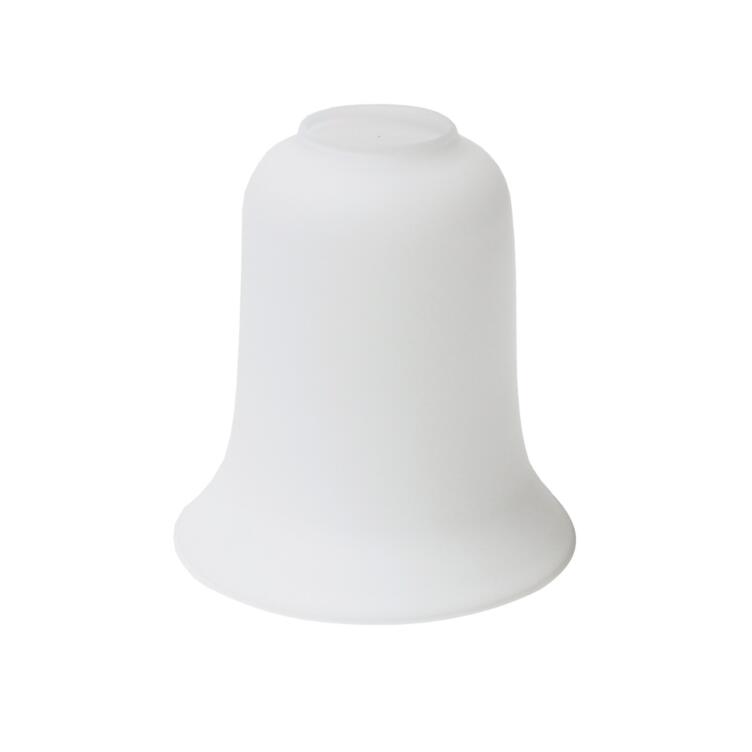 Opal Bell Glass Lamp Shade 5.25", Neck Size 1.5"