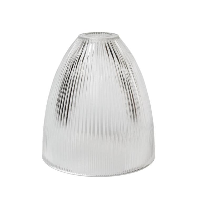 Prismatic Glass Lamp Shade 7.75", Neck Size 1.75"