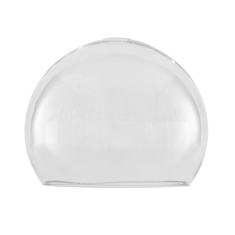 Clear Open Globe Glass Lamp Shade 13.75", Neck Size 1.5"