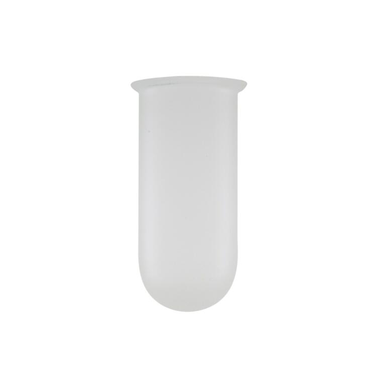 Frosted Well Glass Lamp Shade, Neck Size 3.25"