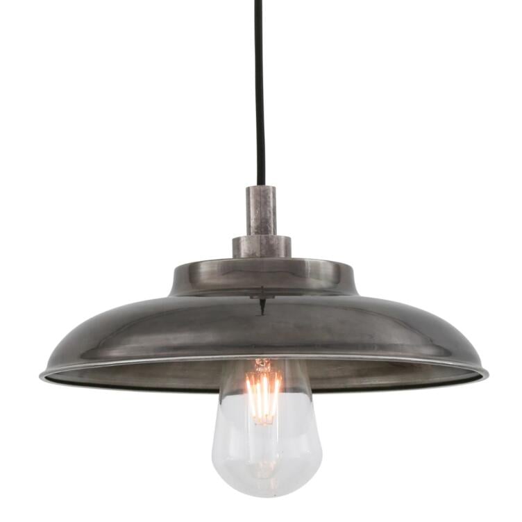 Darya Brass Factory Pendant Light 12.5" IP65 Darya Brass Factory Pendant Light 12.5" IP65
