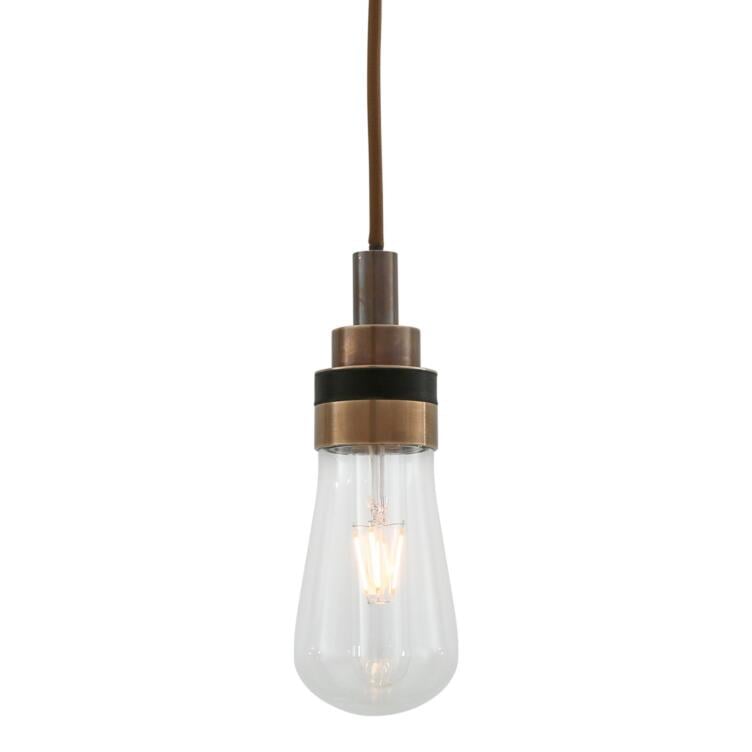 Bo Glass Bathroom Pendant Light 8.75" IP65 Bo Glass Bathroom Pendant Light 8.75" IP65
