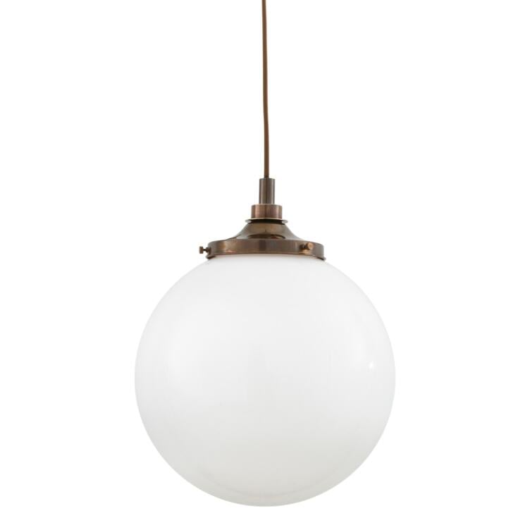 Pelagia Opal Globe Pendant Light 13.75" IP44