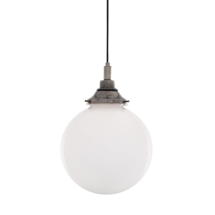 Pelagia Opal Globe Pendant Light 9.75" IP44