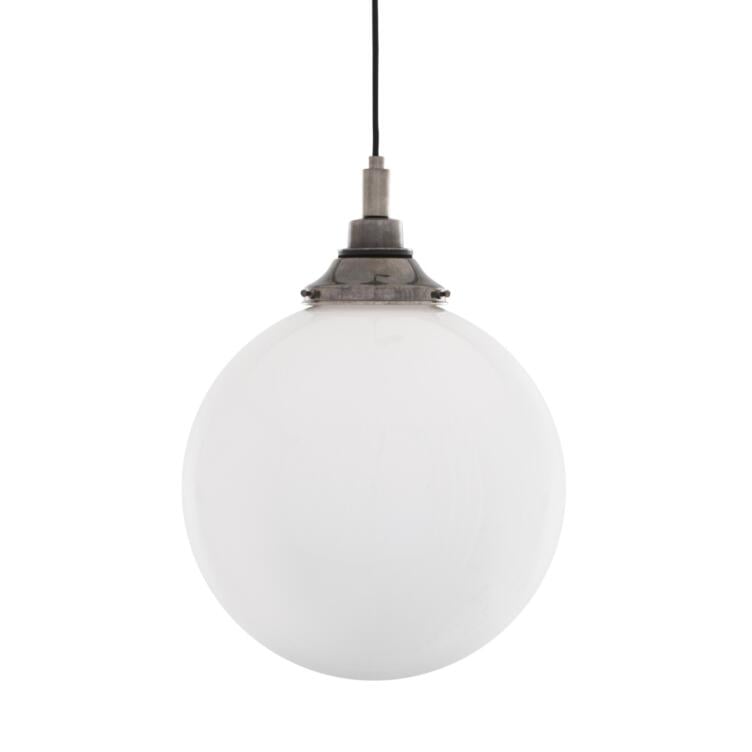 Pelagia Opal Globe Pendant Light 11.75" IP44