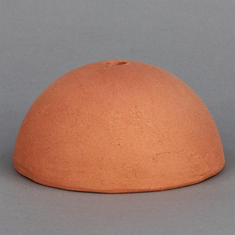 Ferox Terracotta Half Sphere Ceramic Lamp Shade 14cm