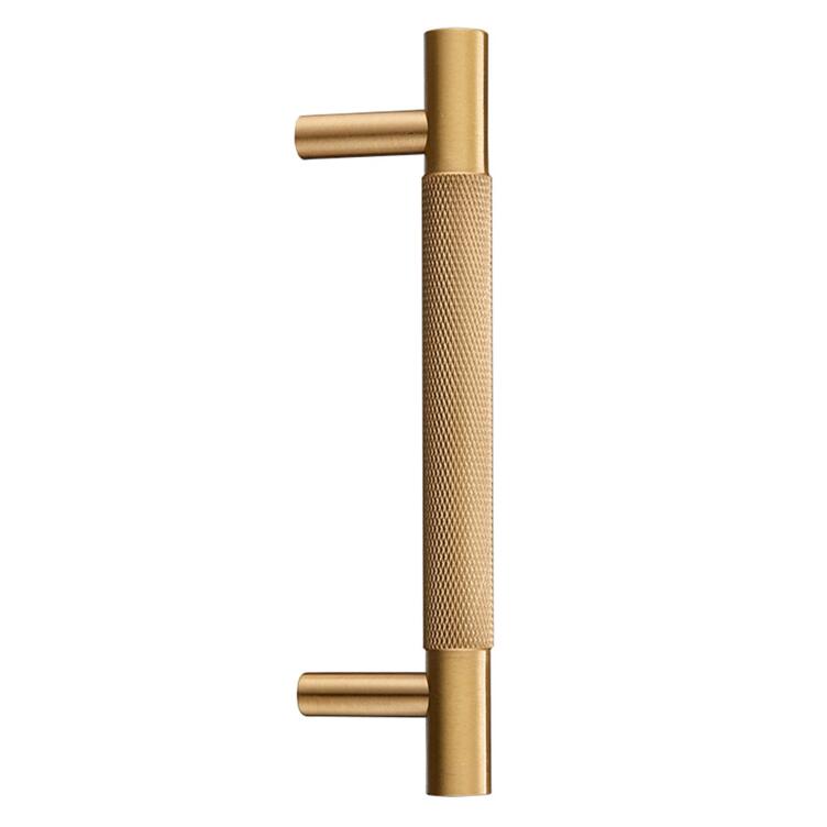 Samford Large Brass Knurled Pull Handle Samford Large Brass Knurled Pull Handle