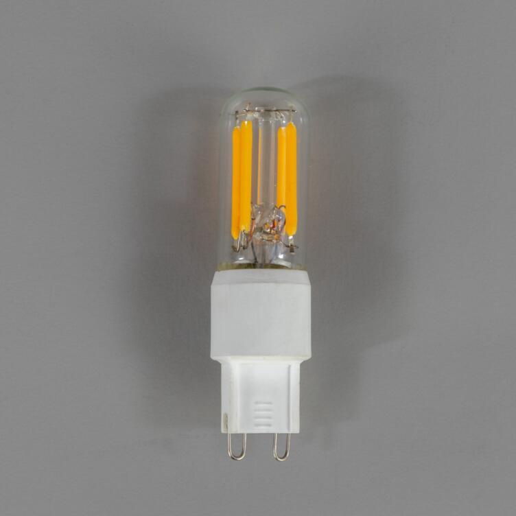 G9 LED Clear Filament Style Dimmable Amber Bulb 3W 2200K 200lm 2.5" G9 LED Clear Filament Style Dimmable Amber Bulb 3W 2200K 200lm 2.5"