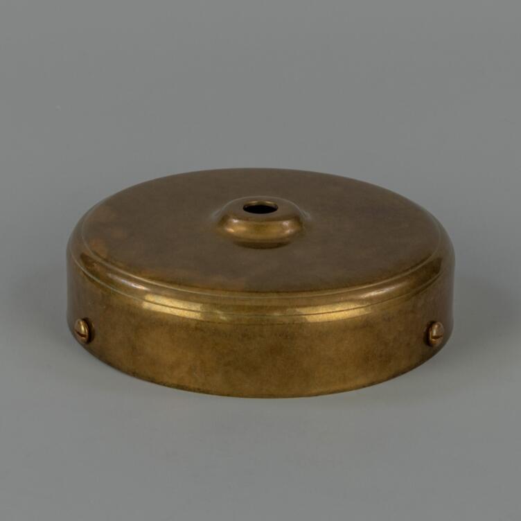 Brass Ceiling Rose 4.75", 0.75" thick Brass Ceiling Rose 4.75", 0.75" thick