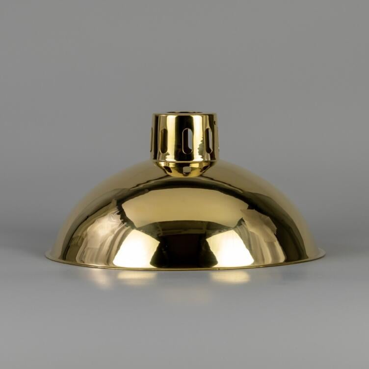 Paris Raw Brass Dome Shade 12" Paris Raw Brass Dome Shade 12"