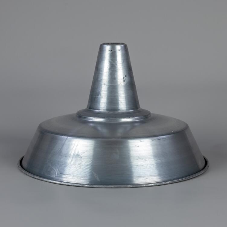 Nassau Raw Aluminum Shade 15.75" Nassau Raw Aluminum Shade 15.75"