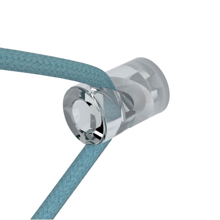 Decentralizer, Transparent 'V' Ceiling Hook for Fabric Cable