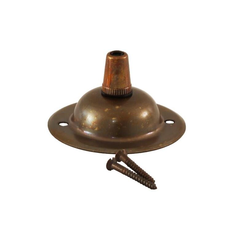 Vintage Ceiling Rose with Cord Grip 2.5"