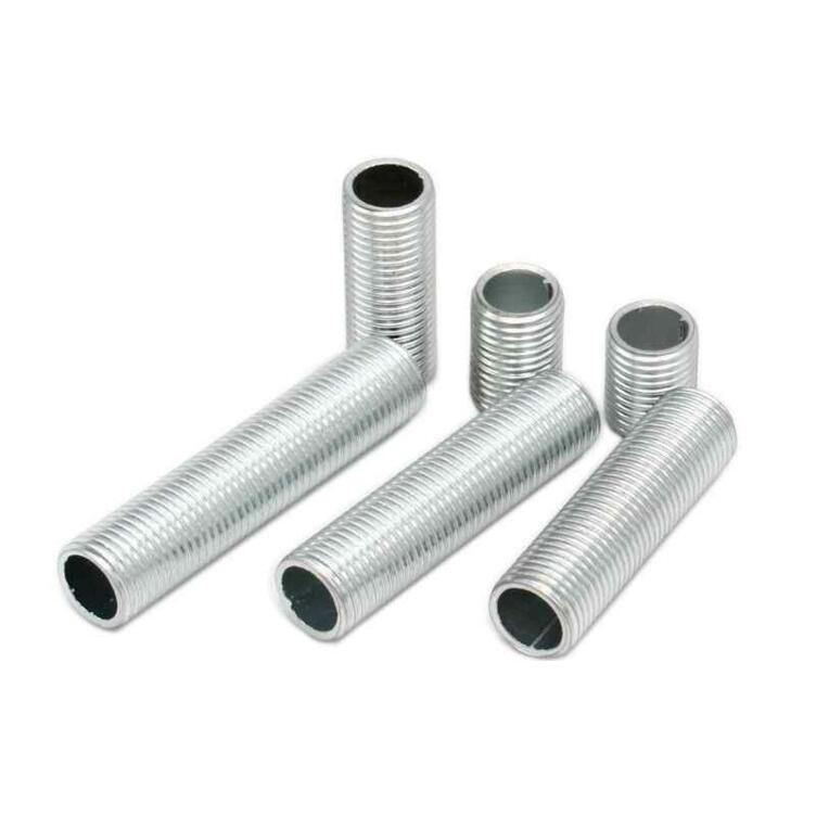 Zinc Plated All Thread Pipe Nipple M10, 10mm to 1 Metre in Length