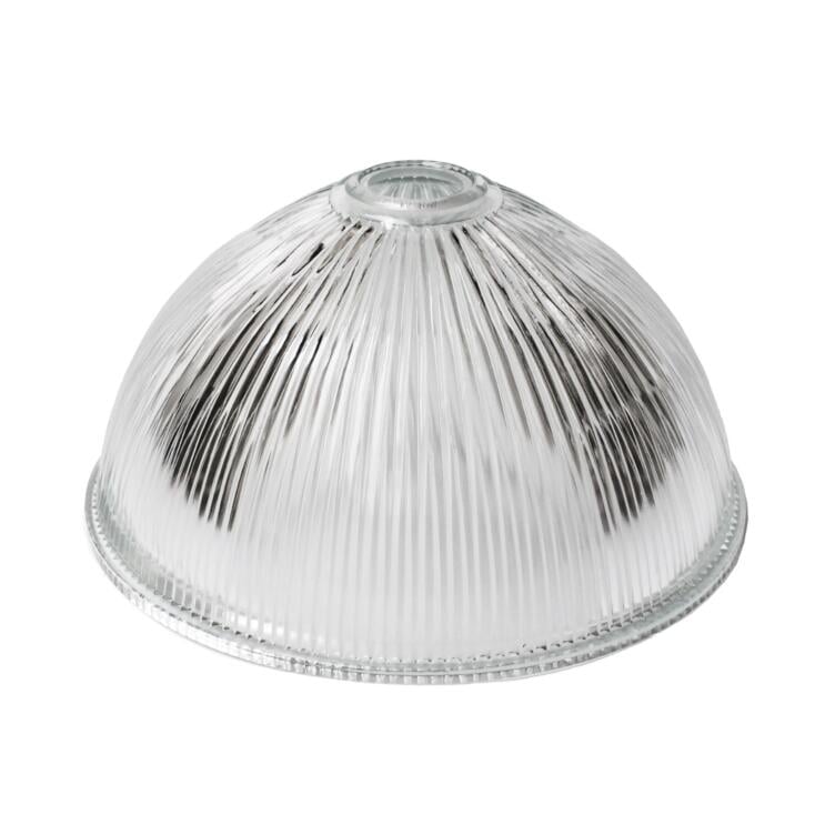11.8" Holophane glass lamp shade