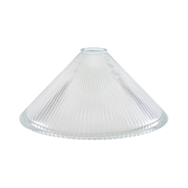 11.8" Holophane chandelier glass shade