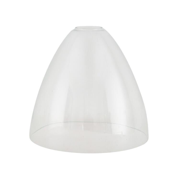 Bell clear glass lamp shade 23cm