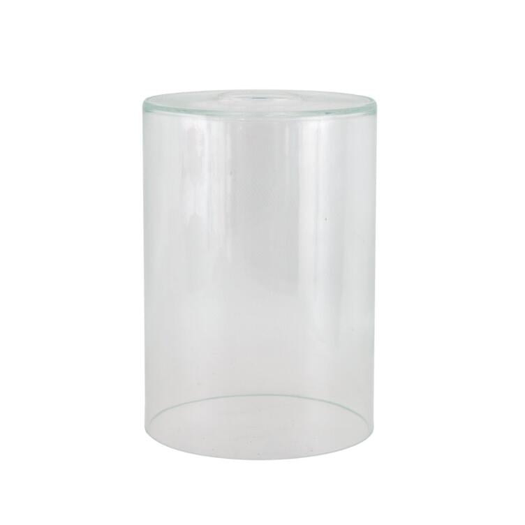 Cylinder clear glass lamp shade 5.5"