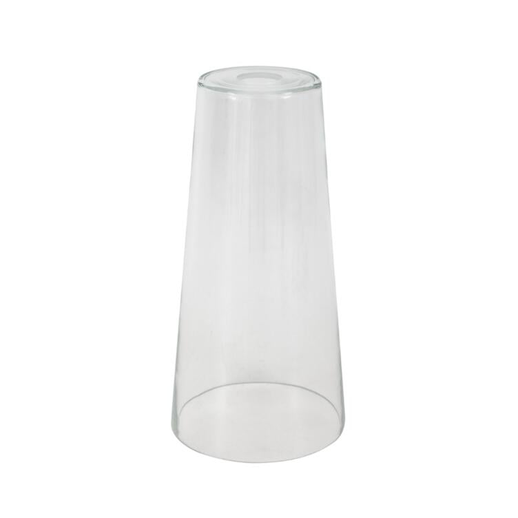 Tall cone clear glass lamp shade 6.9"
