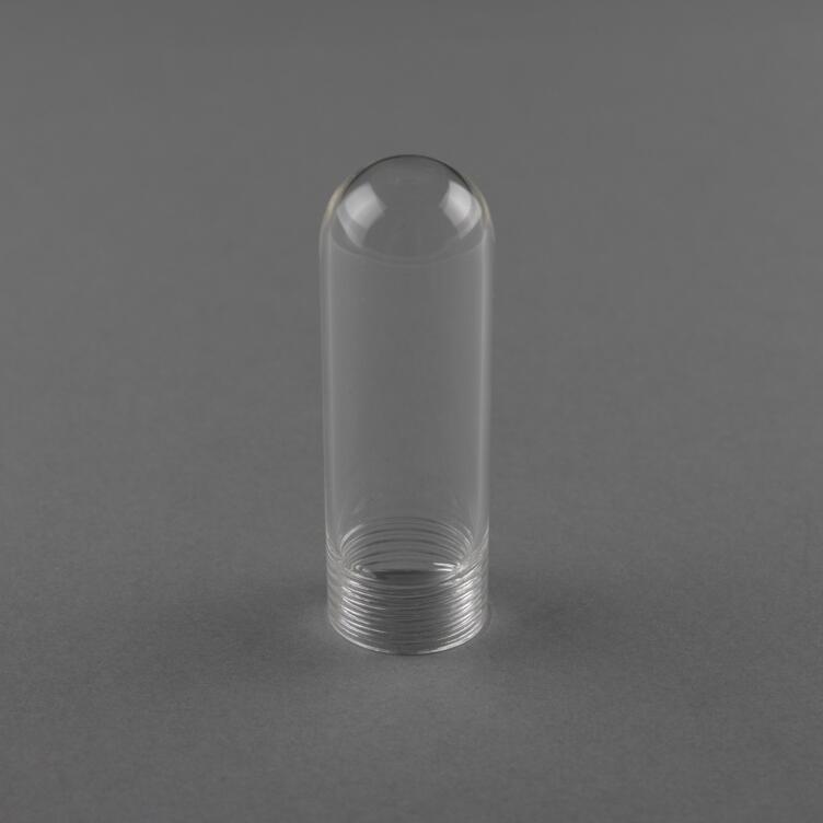 Clear Tube Glass Lamp Shade 3"