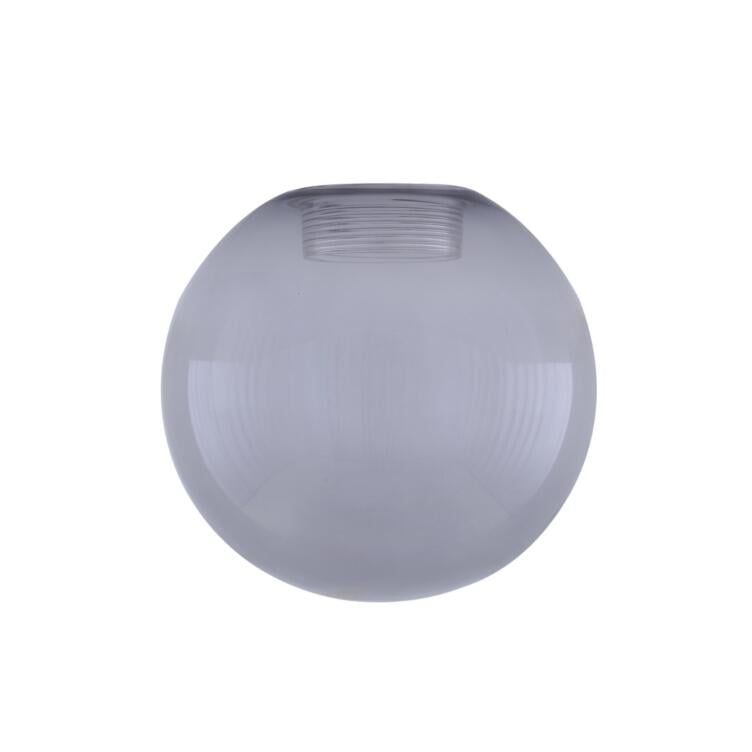 Smoked Glass Globe 17cm, Internal Thread Smoked Glass Globe 17cm, Internal Thread