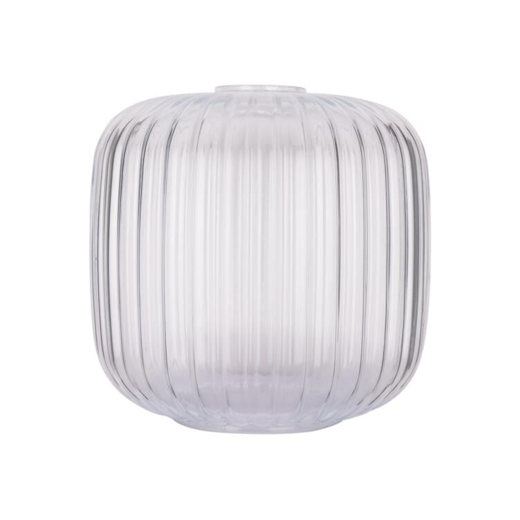 Reeded Cylindrical Glass Lamp Shade 20cm Reeded Cylindrical Glass Lamp Shade 20cm