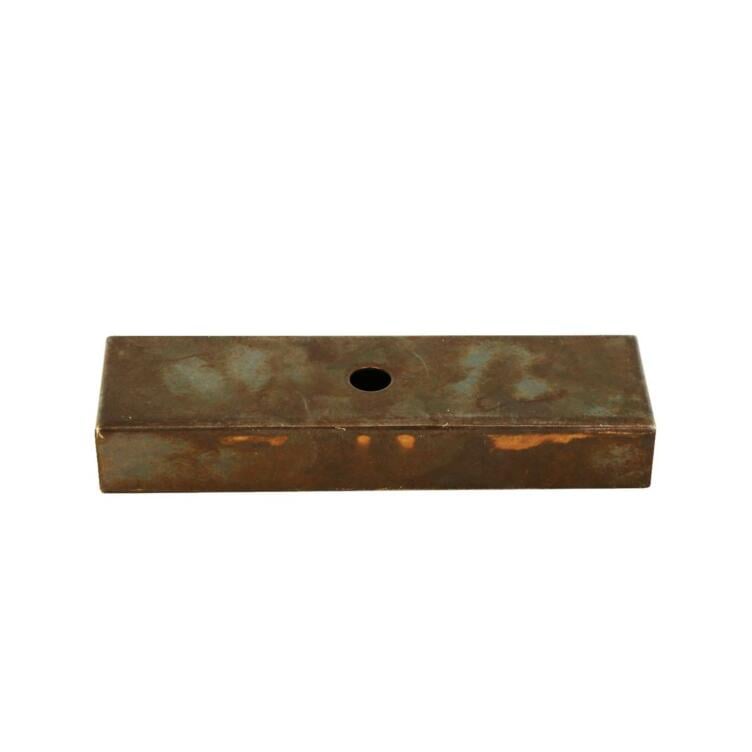 140mm rectangular wall bracket