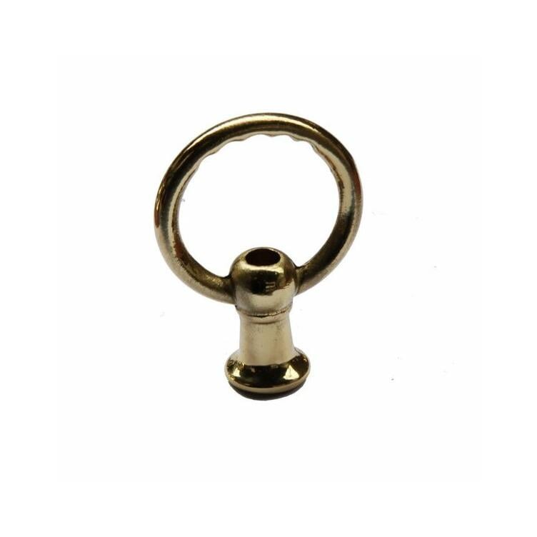 Cast Brass Closed Ceiling Rose Hook M10