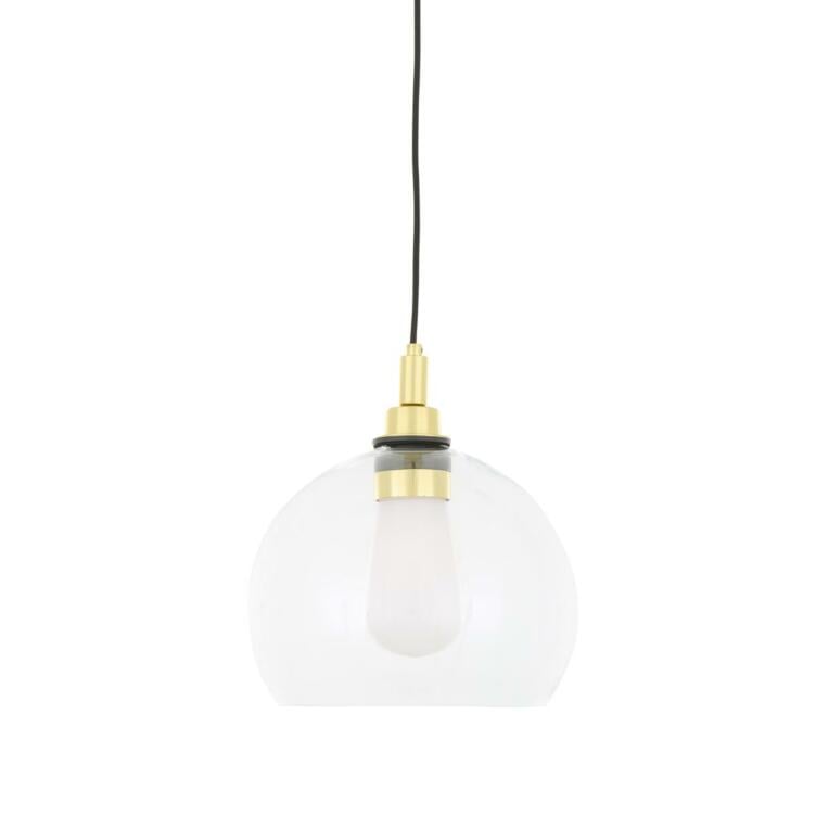 Leith Open Globe Bathroom Pendant Light 25cm IP65