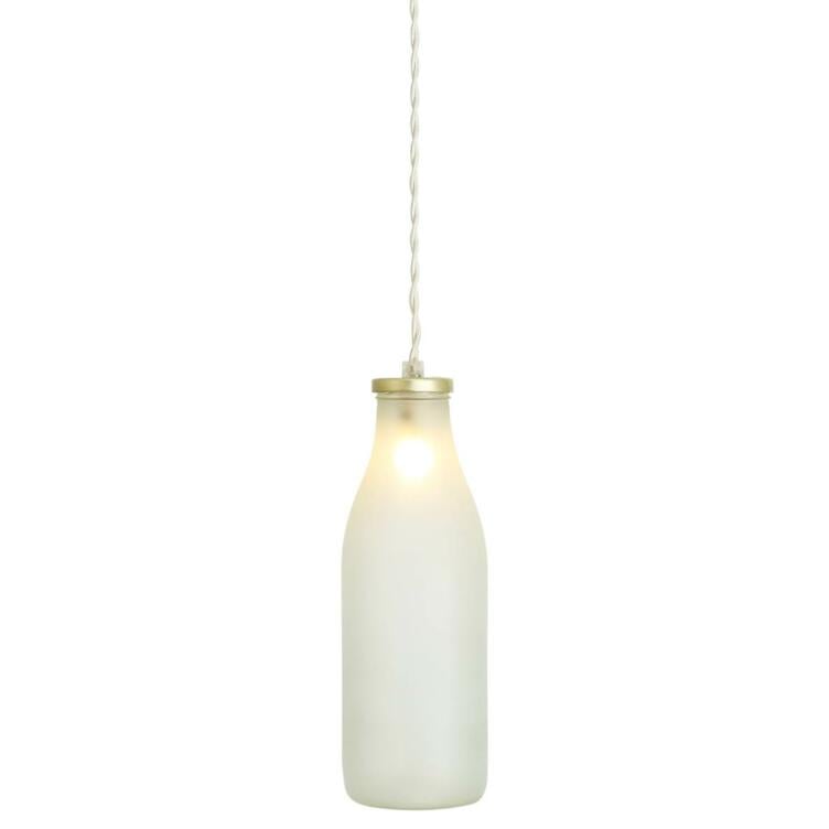 Milk Bottle Vintage Retro Pendant Light