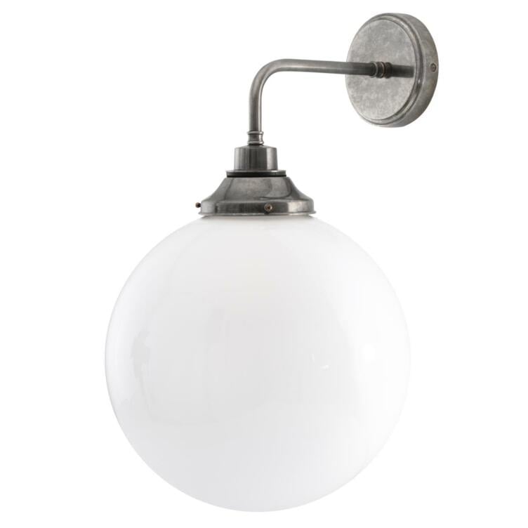 Pelagia Opal Globe Wall Sconce 11.75" IP44