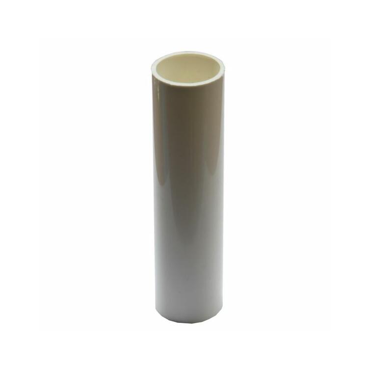 White Plastic Candle Tube for Light Fixtures 10cm