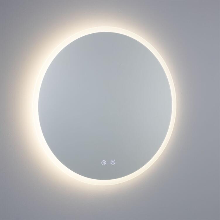 Miroir de salle de bain circulaire Sintra rétro-éclairé par LED 60cm Miroir de salle de bain circulaire Sintra rétro-éclairé par LED 60cm