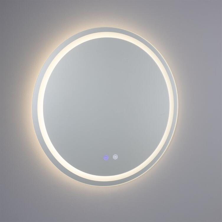 Soajo miroir de salle de bain circulaire à LED intérieur 60cm Soajo miroir de salle de bain circulaire à LED intérieur 60cm
