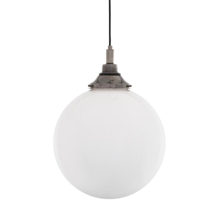 Pelagia Opal Globe Bathroom Pendant Light 30cm IP44