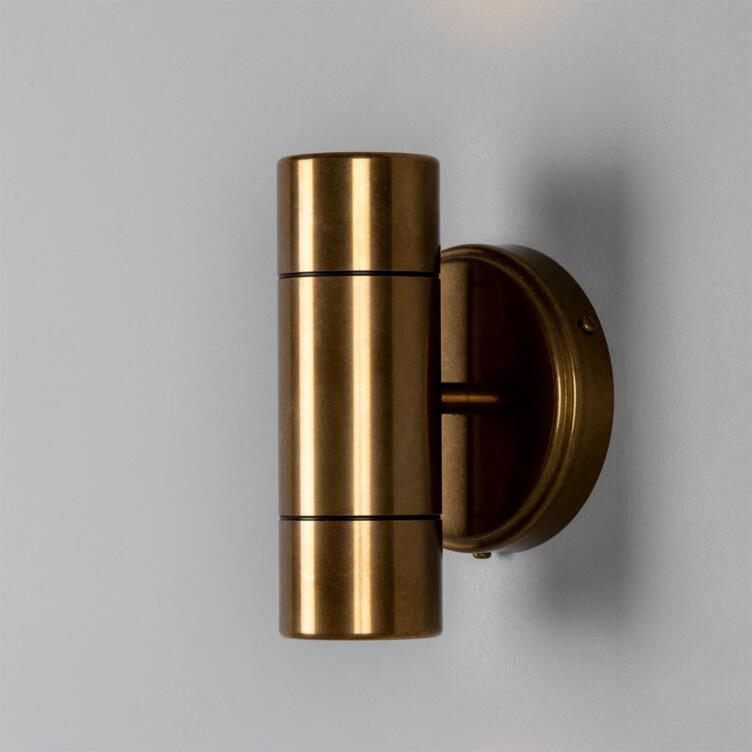 Lana Up / Down Brass Wall Sconce IP44 / IP65