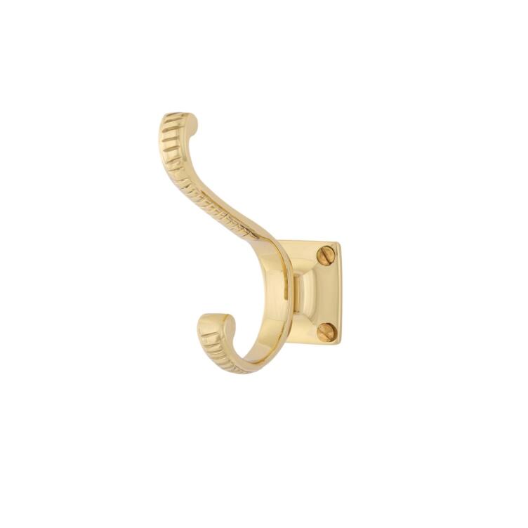 Bekan Brass Hat and Coat Hook 85x85mm