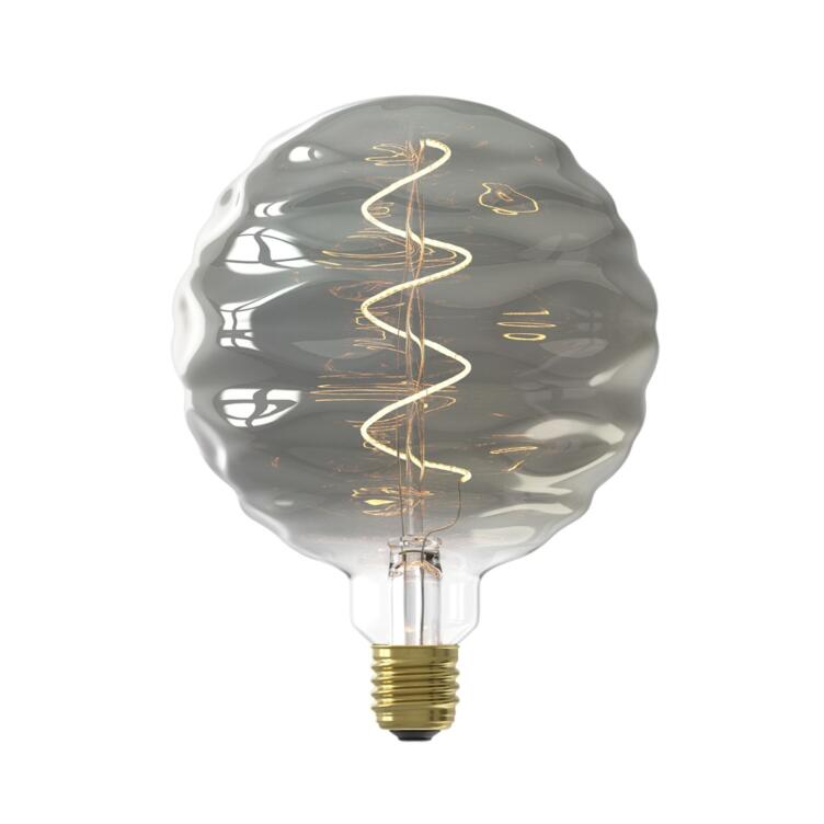 Grande ampoule LED à effet d'ondulation variable d'intensité E27 4W 2100K 60lm 15cm