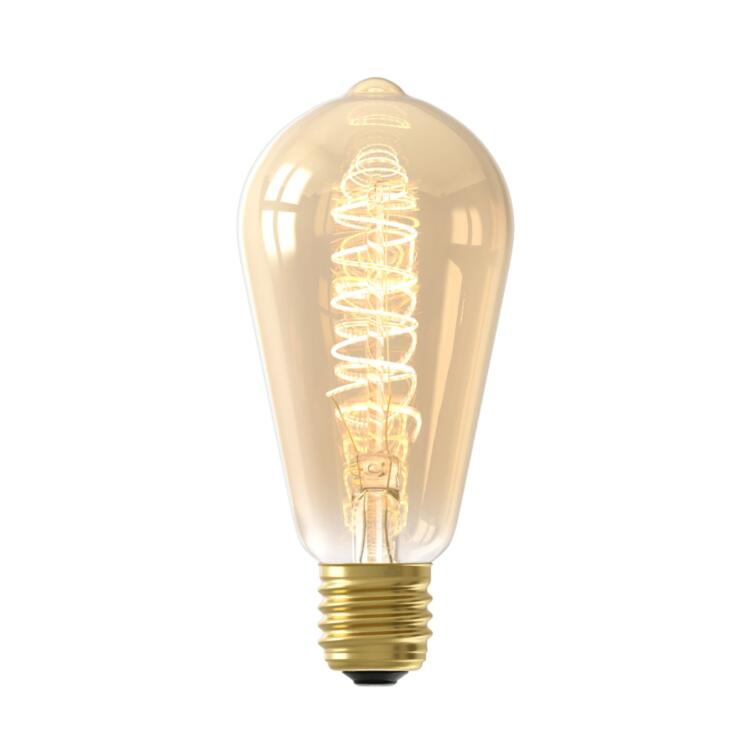 LED Spiral Bulb Amber Dimmable E27 3.8W 2100k 250lm 14cm LED Spiral Bulb Amber Dimmable E27 3.8W 2100k 250lm 14cm