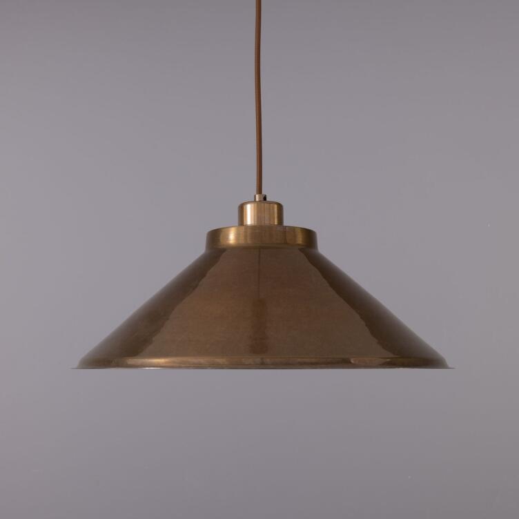 US Rio Vintage Modern Brass Pendant Light 38cm, Antique Brass
