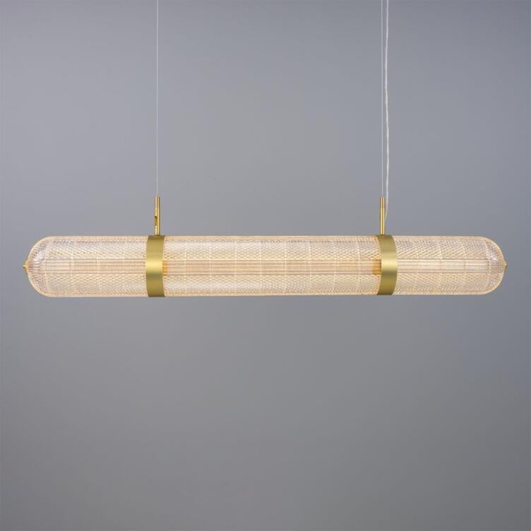 Ashford Neo-Victorian Linear Pendant Light, Satin Brass Ashford Neo-Victorian Linear Pendant Light, Satin Brass