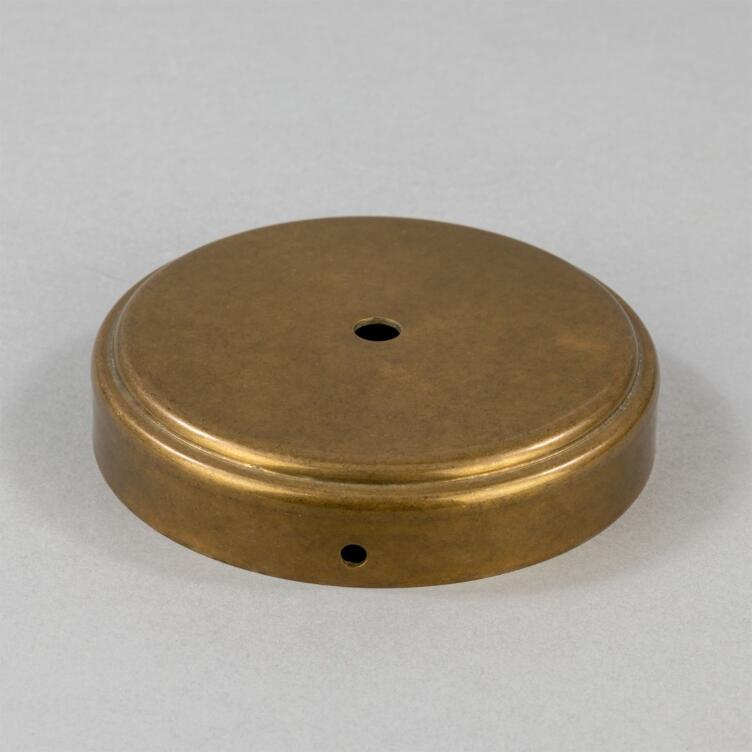 Pressed Brass Wall Bracket / Ceiling Rose 12cm