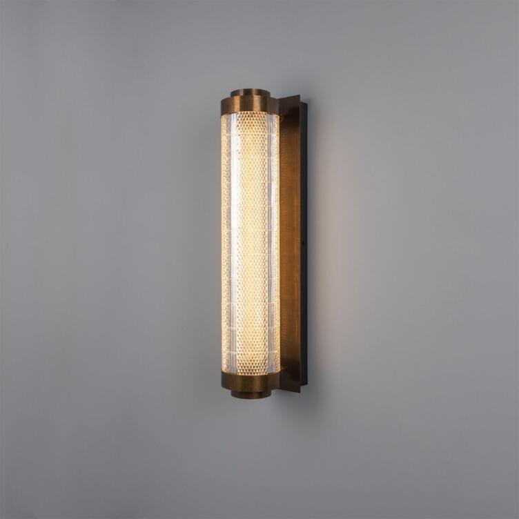 Applique murale linéaire néo-victorienne Ashford, 80 cm IP20