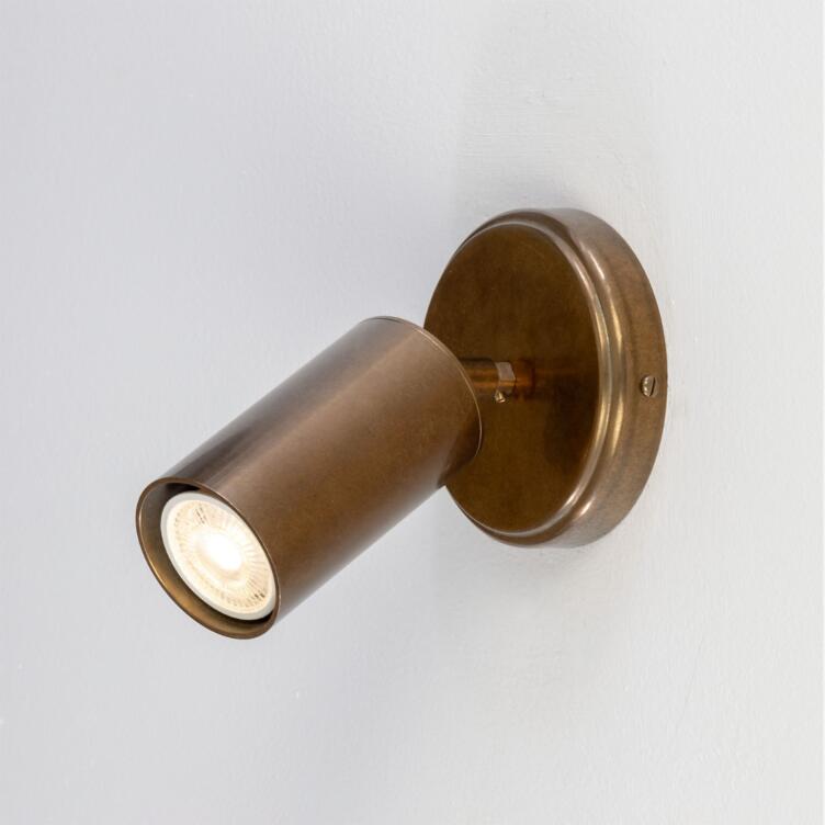 Evanston Directional Brass Wall Spotlight