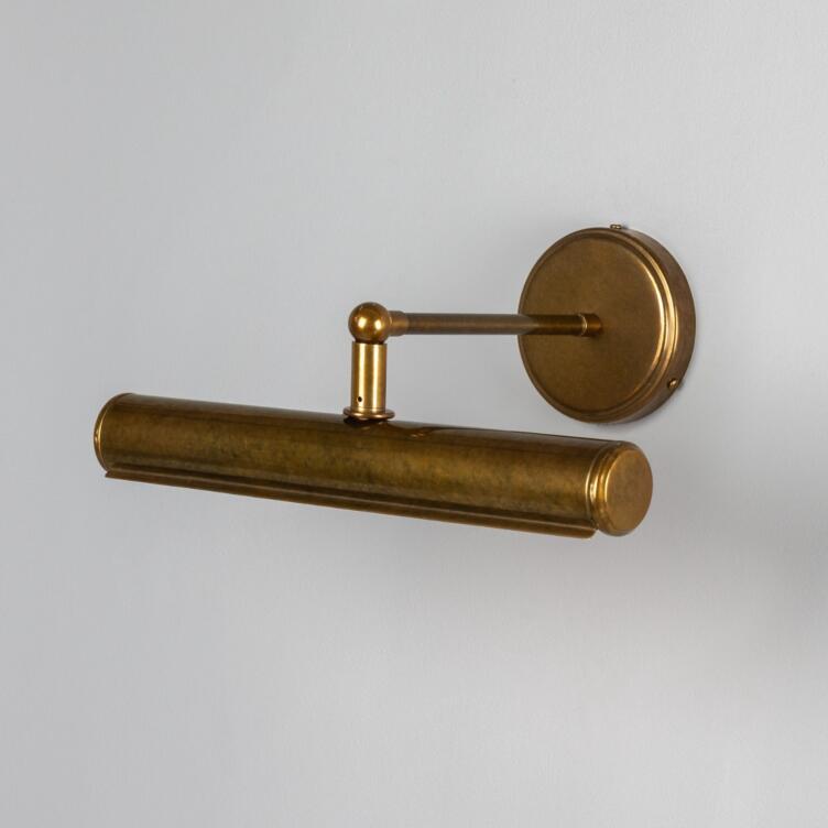 Galle Fixed-Arm Solid Brass Picture Light 14" IP65