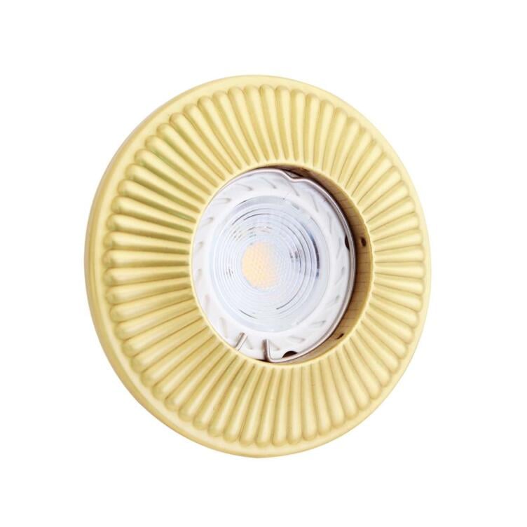 Spot décoratif encastrable en laiton Penh 10cm Spot décoratif encastrable en laiton Penh 10cm