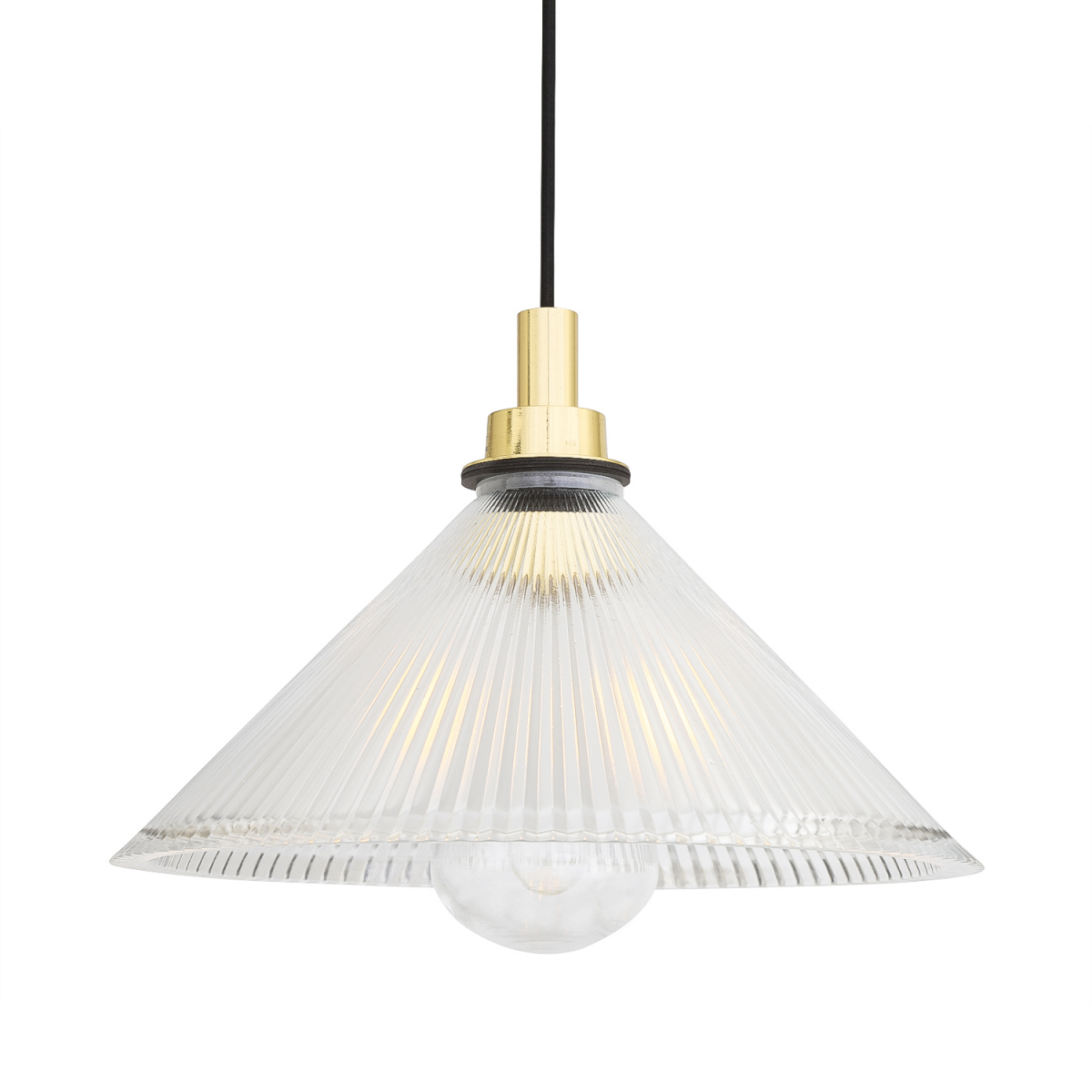 Beck Prismatic Bathroom Pendant Light 30cm IP65 | Mullan Lighting