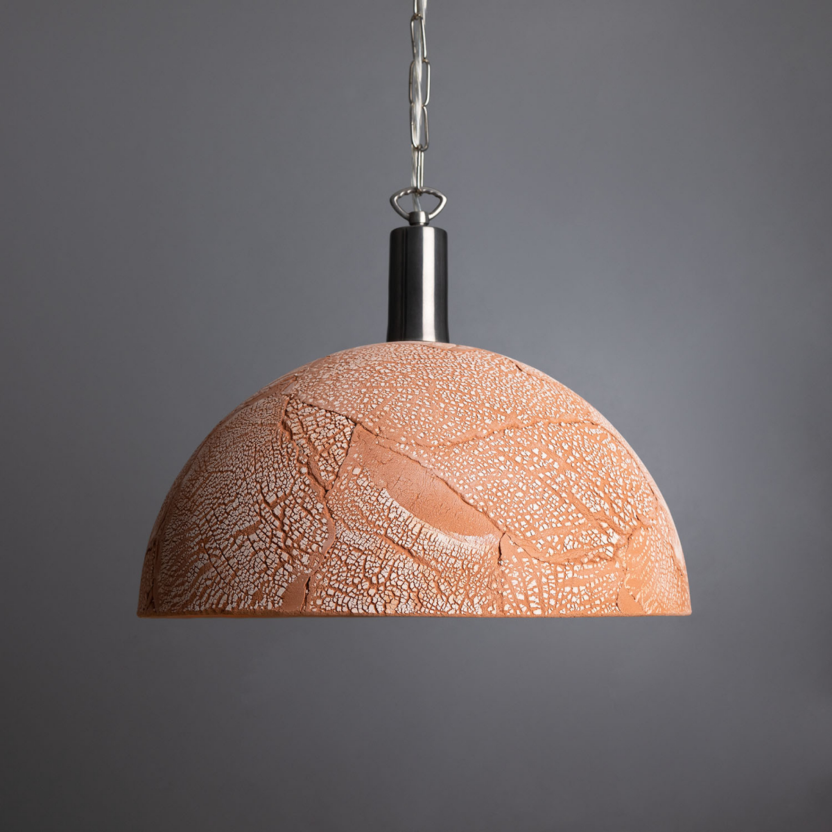 Kauri Organic Ceramic Dome Pendant Light 14.6